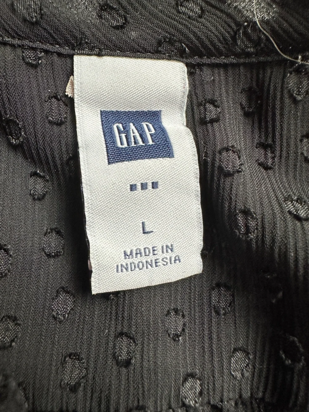 GAP sheer black