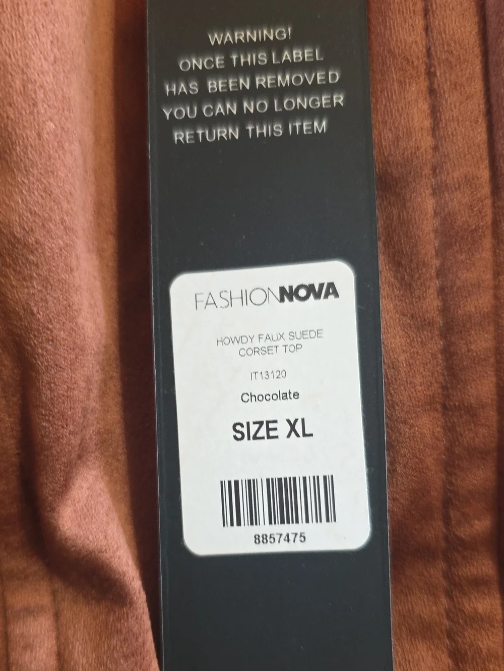 Fashion Nova sleek corset