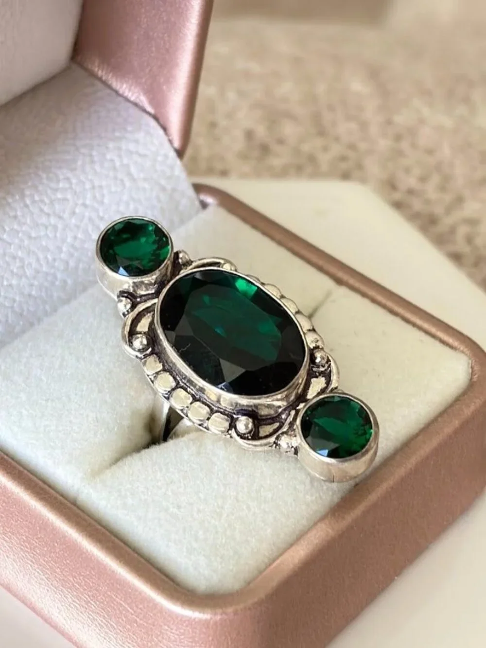 Artisan simulated emerald