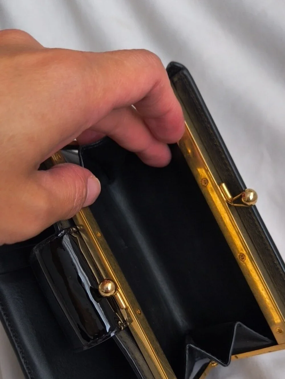 Celine glossy patent
