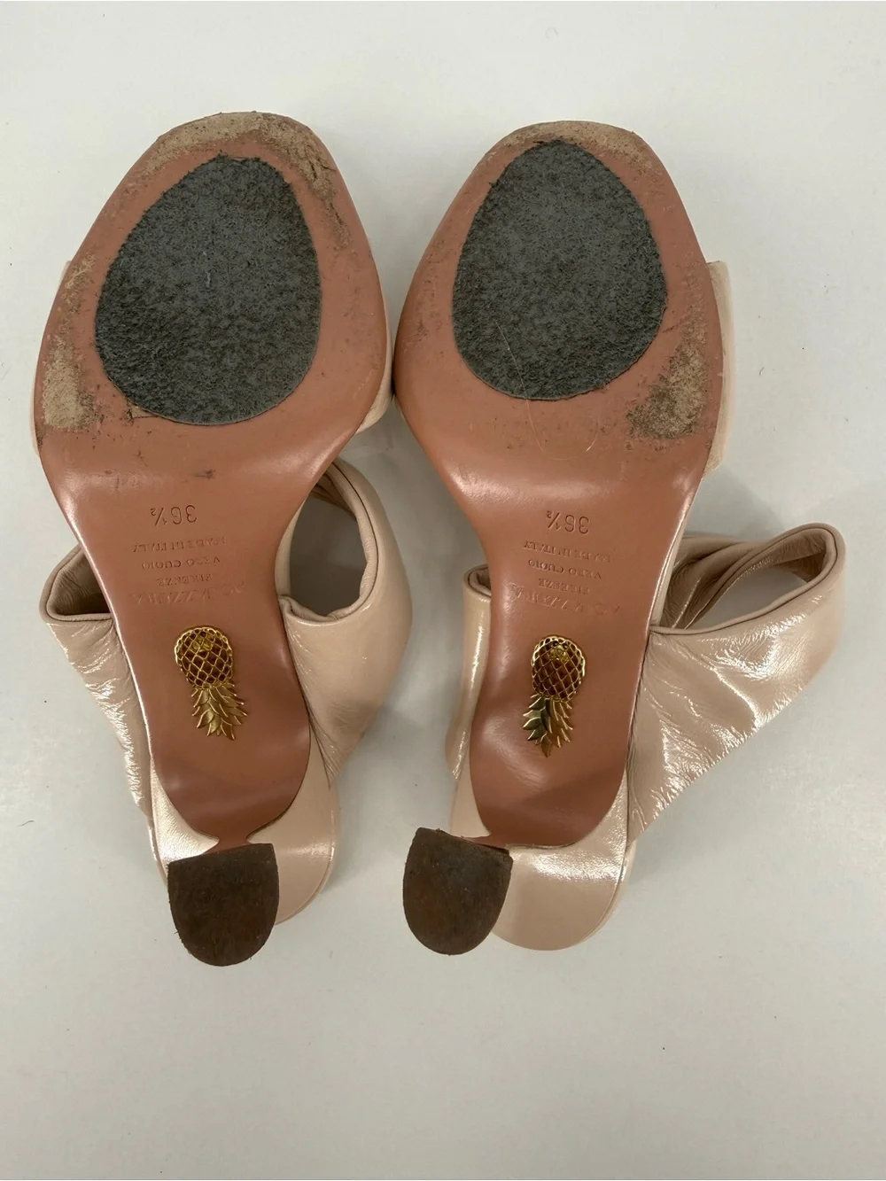 Aquazzura open sleek wear