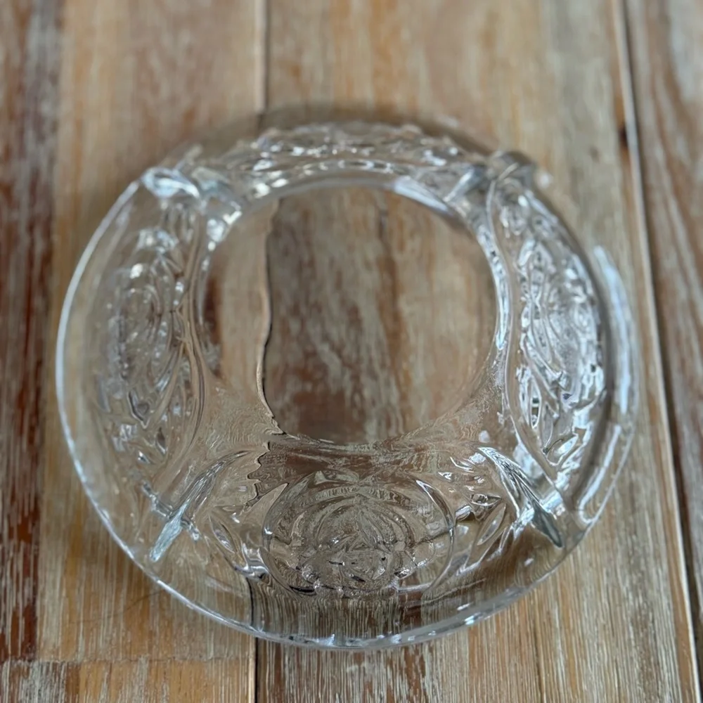 Vintage clear glass