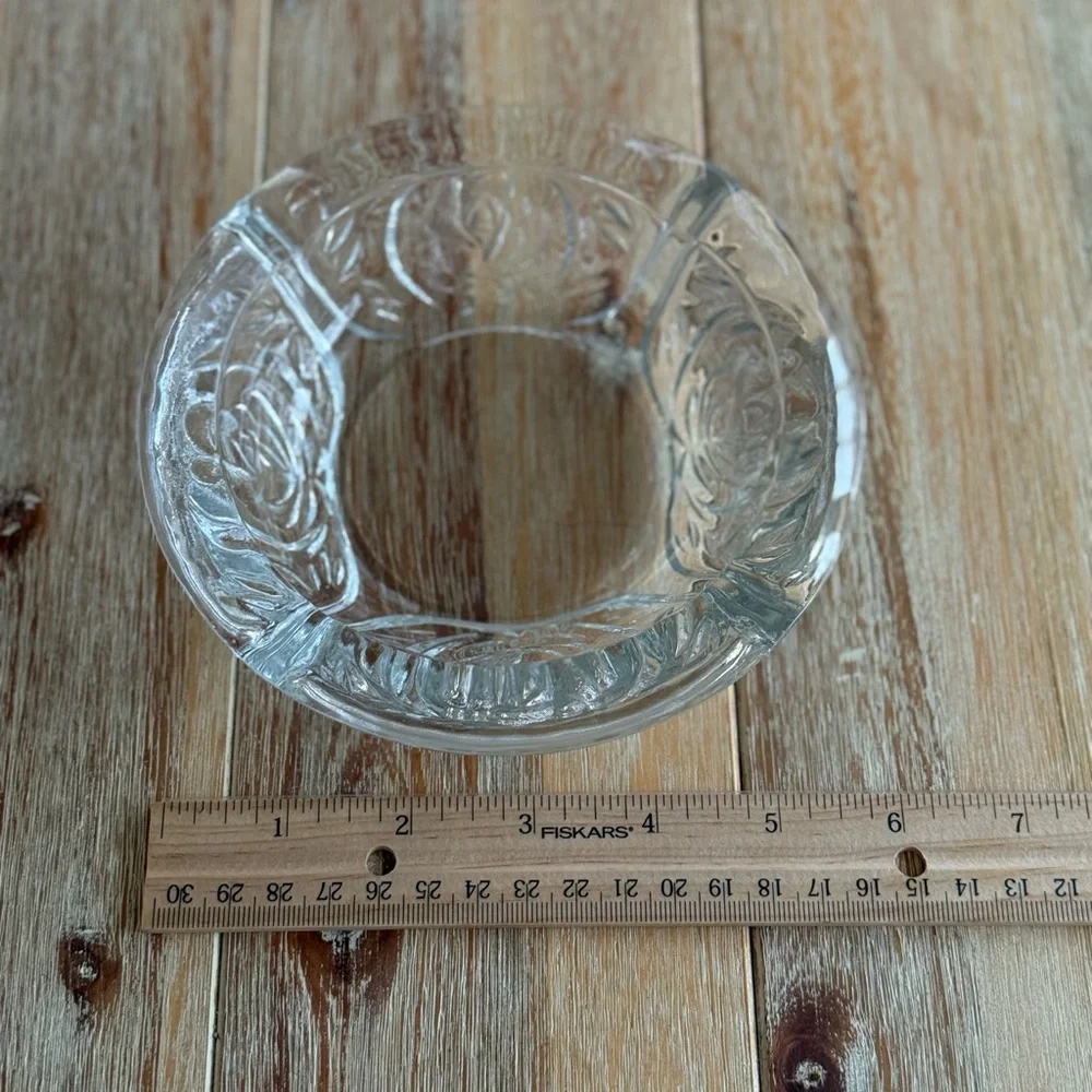 Vintage clear glass