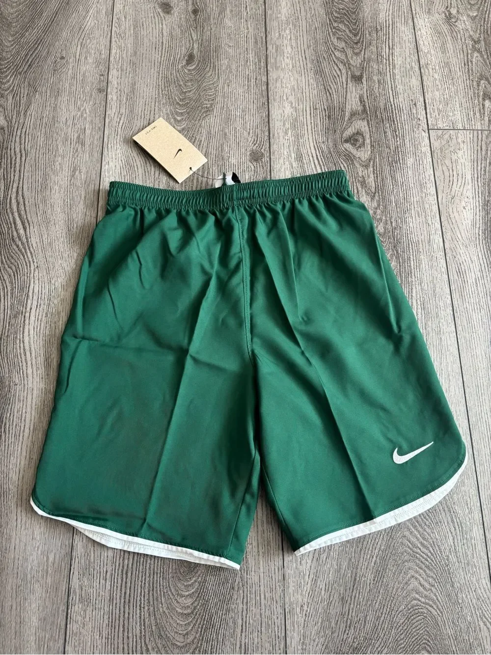 Nike kids Green Performance Athletic Shorts