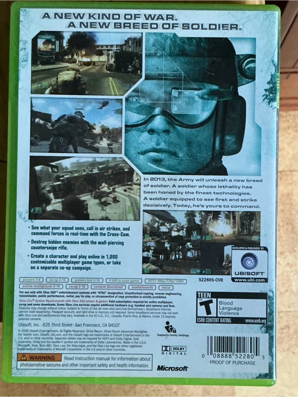 Xbox tom clancy