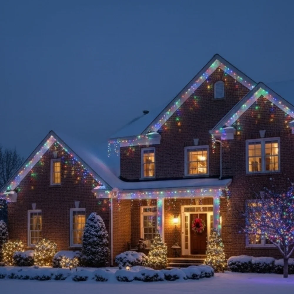 Christmas Multi Color String Lights , Super Bright 125Ft(straight) (NWT)