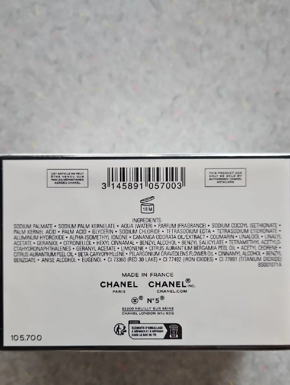 CHANEL classic n°5