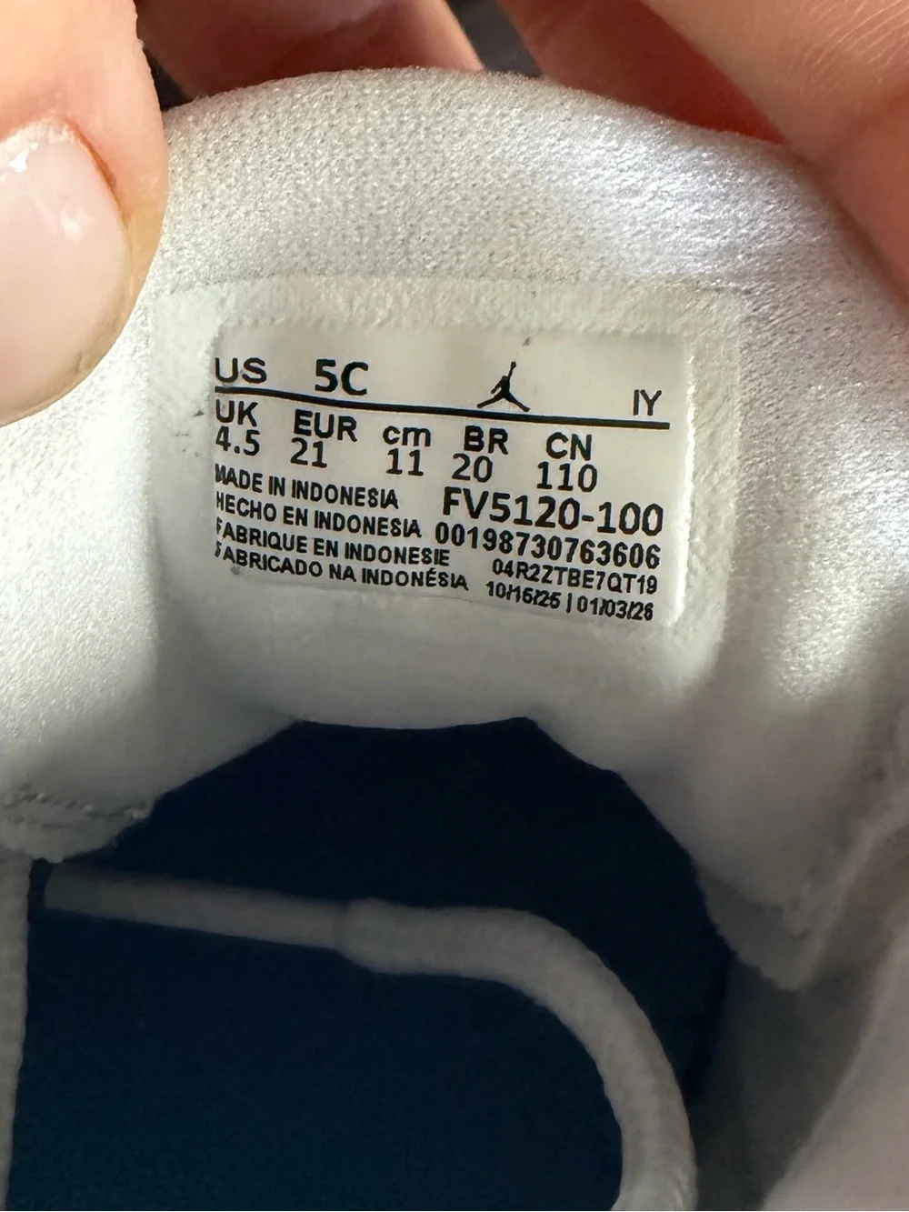 Jordan baby sneakers