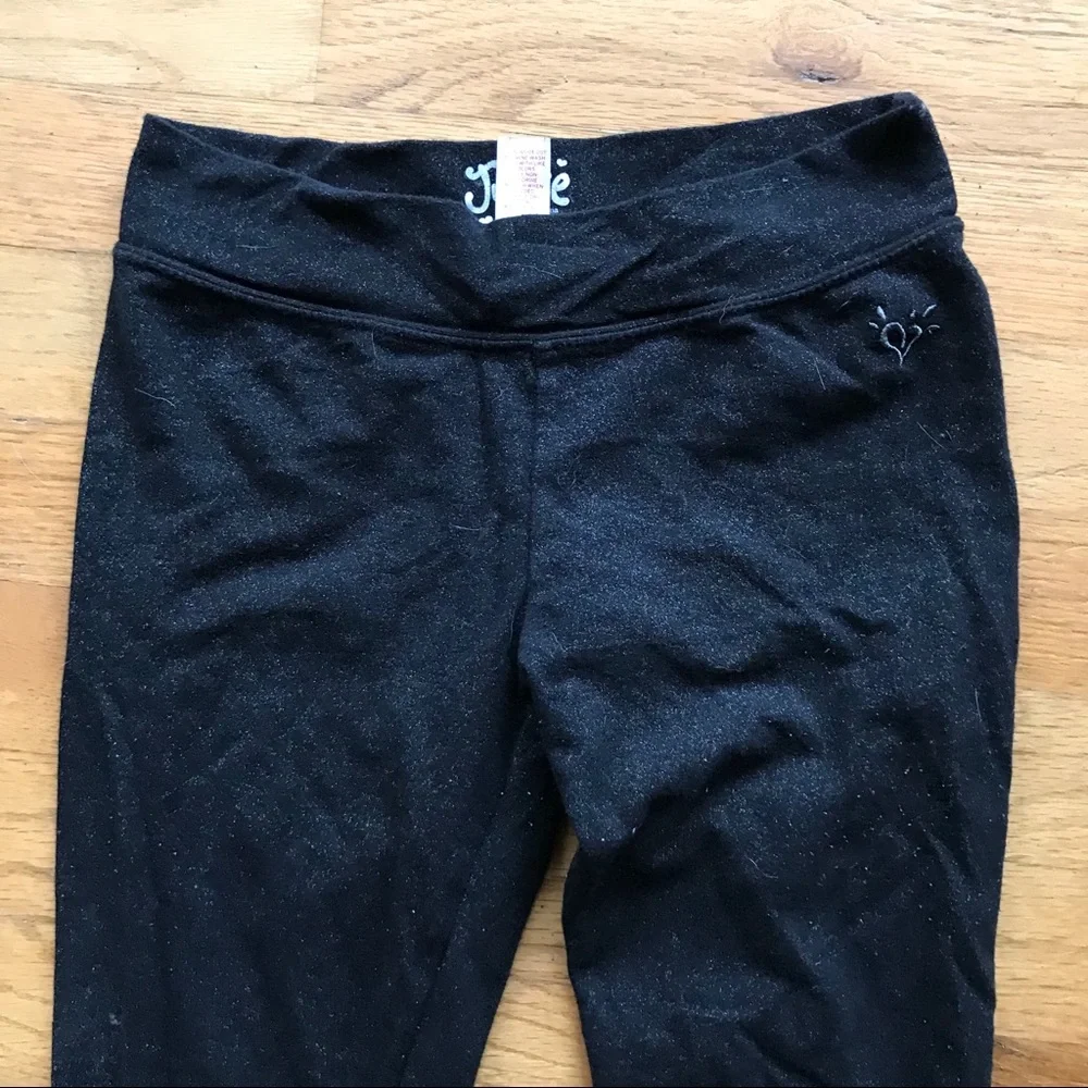 Justice sparkly gray leggings GIRLS