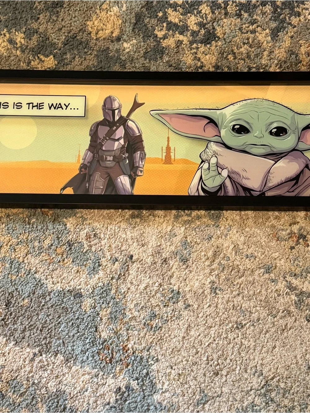 Star Wars stylized mandalorian