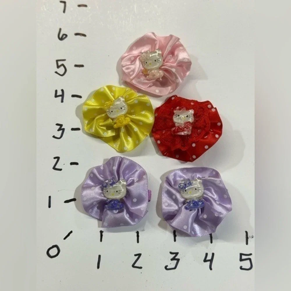 NEW‎ Hair Accessories set of 5 girls hello kitty bows