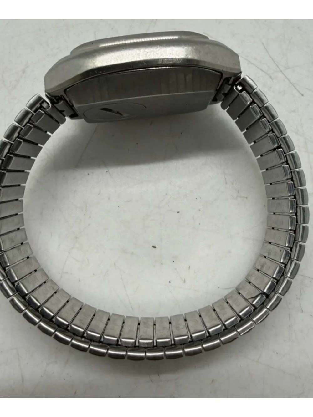 Vintage Seiko Quartz LC A039-5019 Men's Digital Watch Spiedel Bracelet Stainless