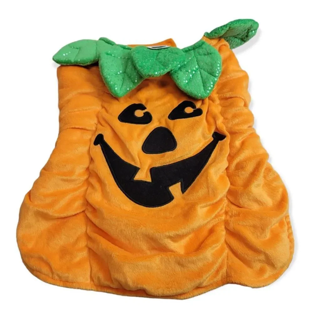 Top Paw Pet Halloween pumpkin jack-o-lantern costume L