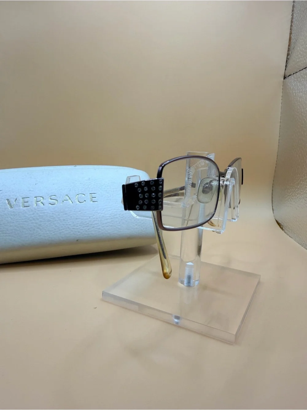 Versace eyeglasses feature