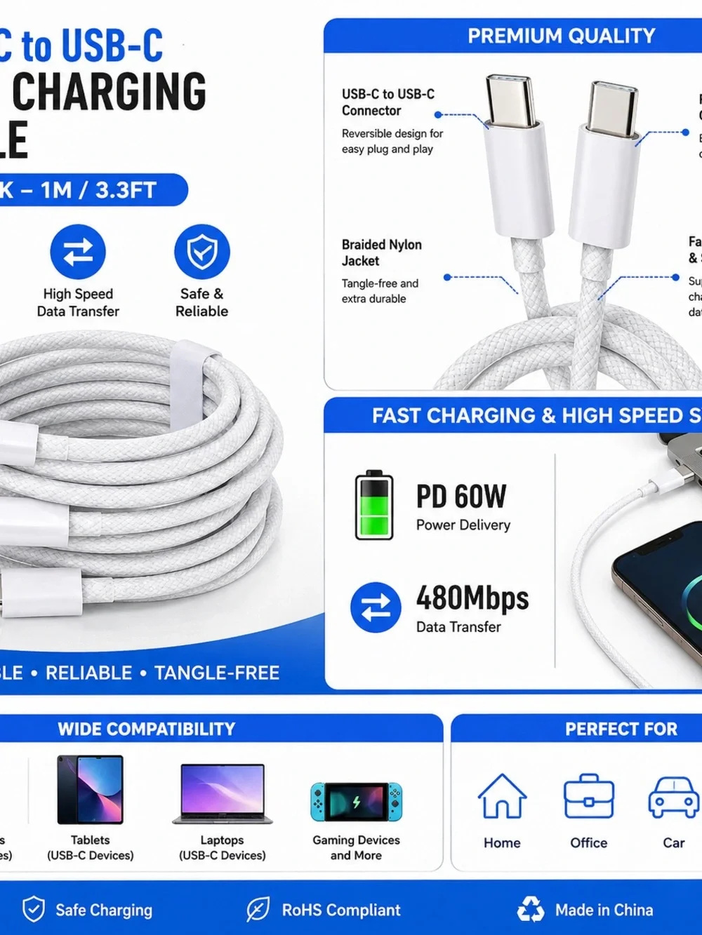 The Unbranded Brand reliable braided