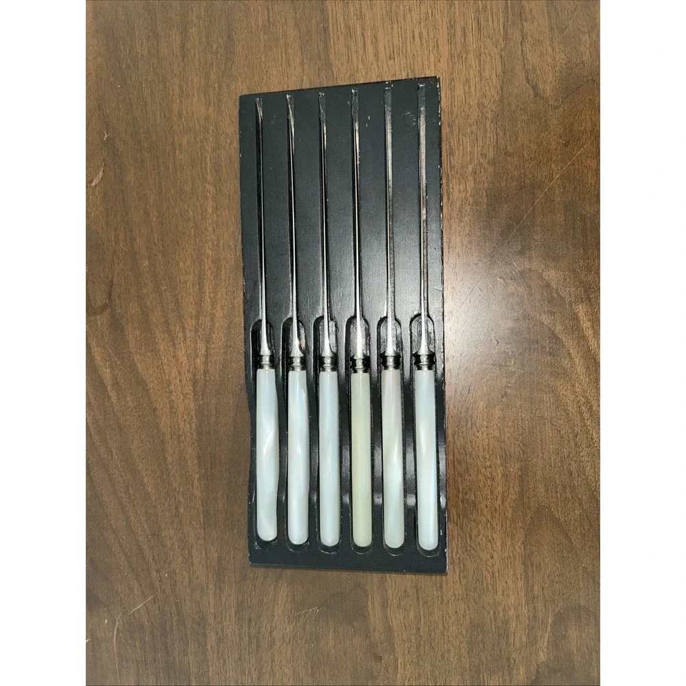 Sheffield Stainless Butter Knives In‎ Box Set Of 6 Vintage