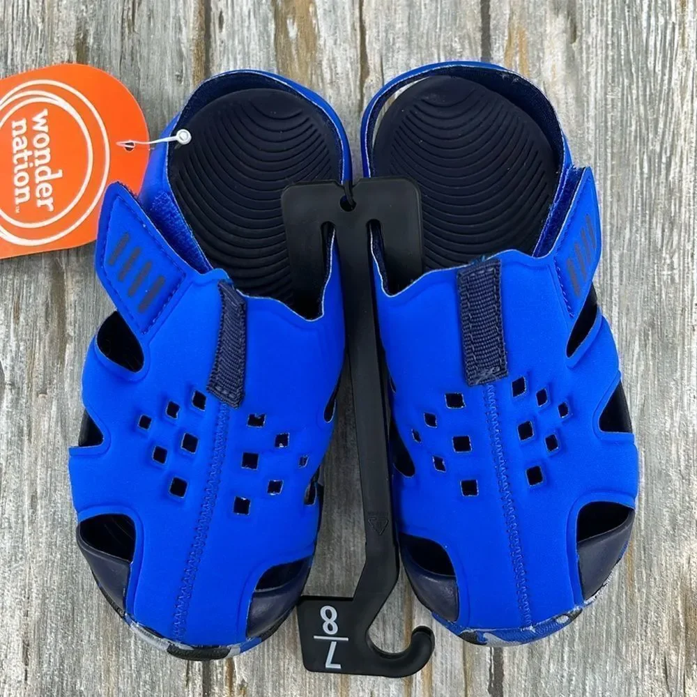 baby Toddler Kids Lightweight Bump Toe Summer Sandals Shoes Size 7-8