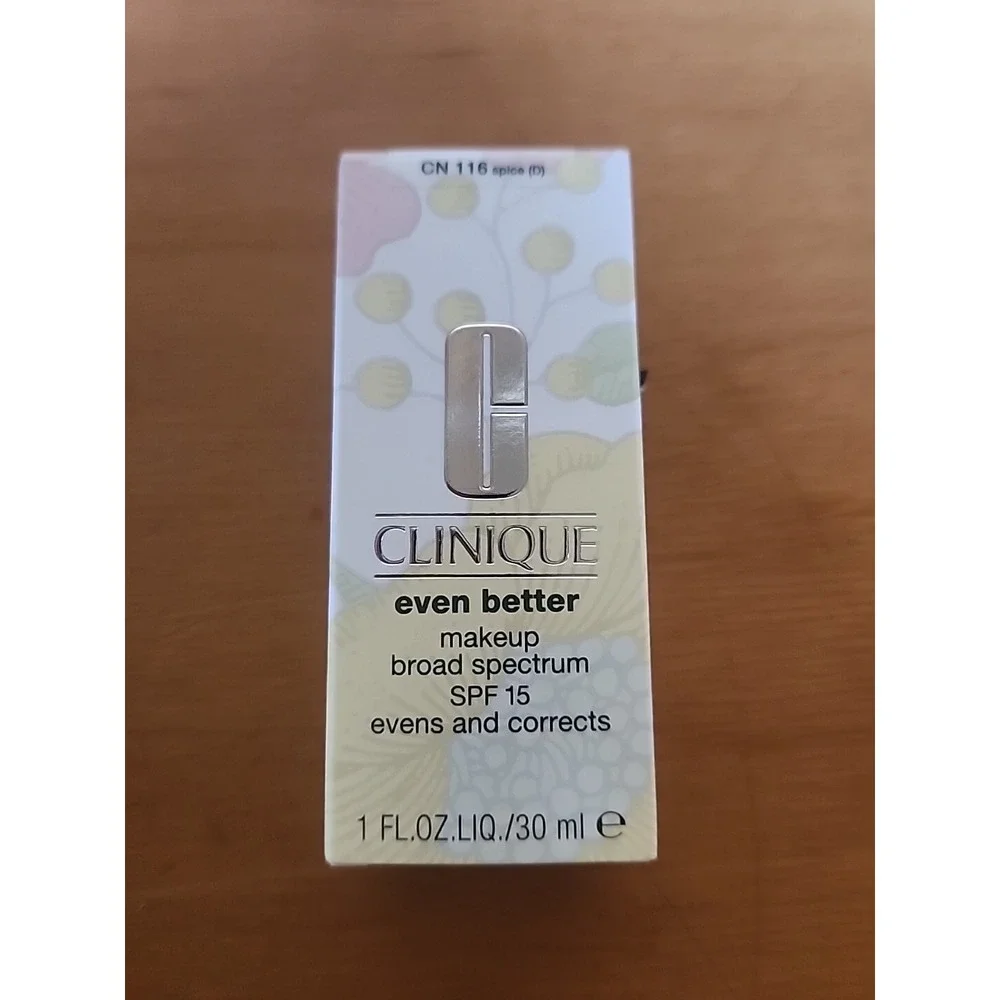 Clinique Even Better Makeup Broad Spectrum SPF 15 Foundation, 1 oz, CN 116 SPICE