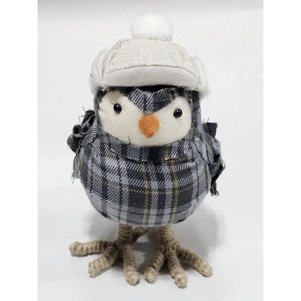 Target Bird Wondershop Winter 2014 Featherly Friends Plaid Trapper Fur Hat‎