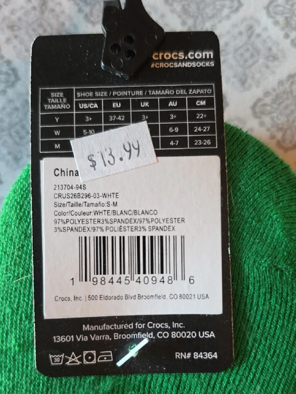 CROCS three pack