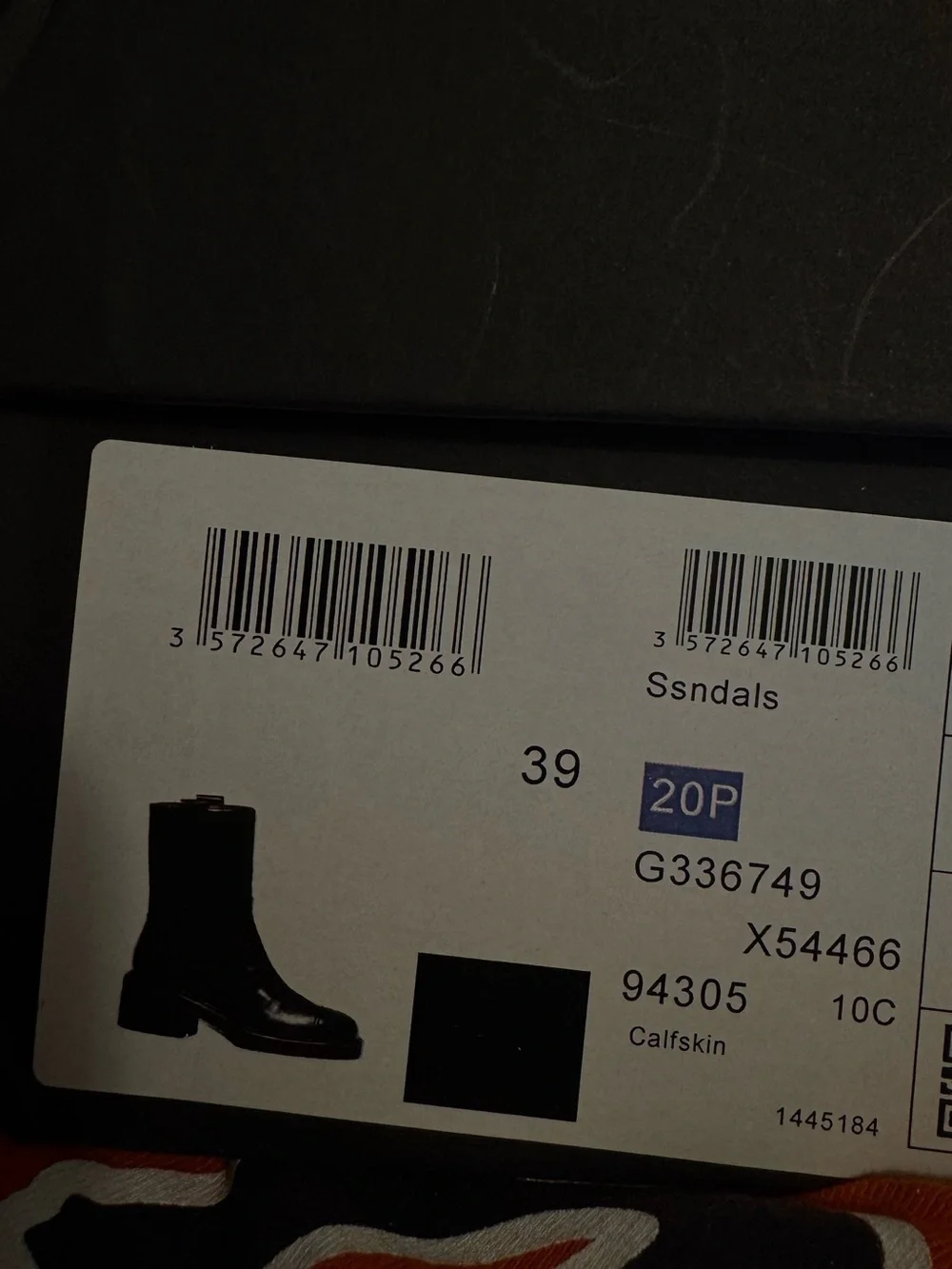 CHANEL genuine leather