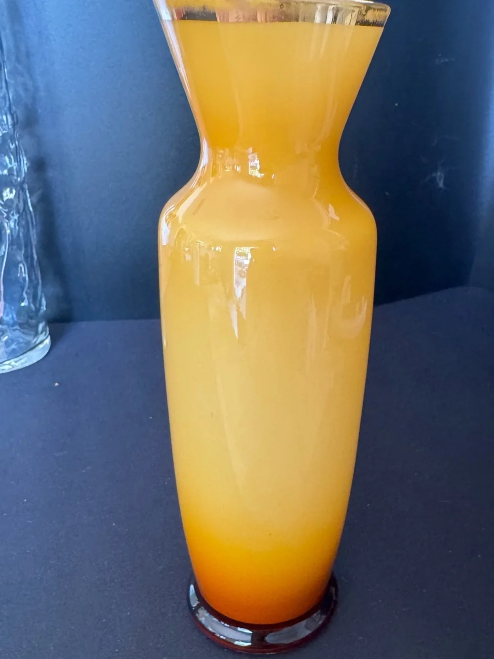 Vintage Vase elegant yellow