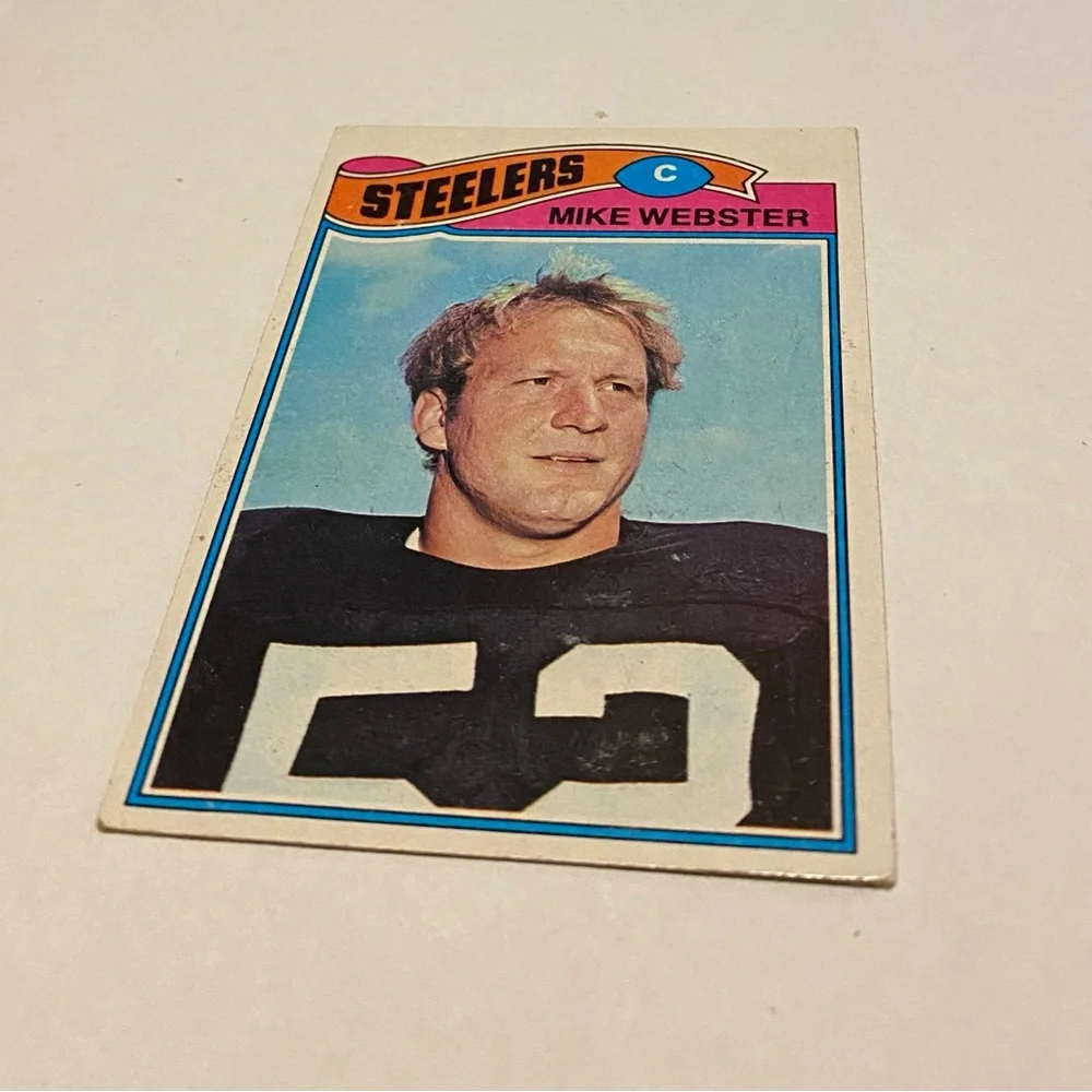 1977 Topps Football Card mike webster