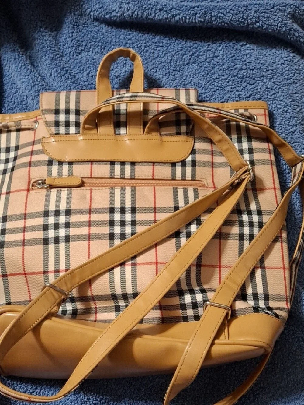 Burberry backpack signature