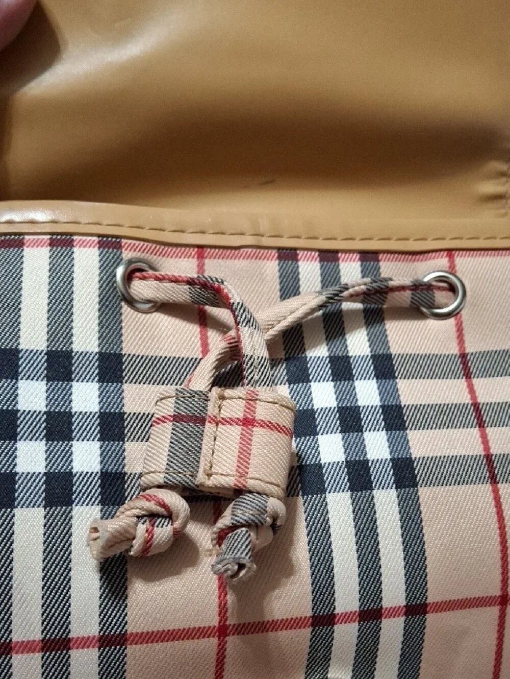 Burberry backpack signature