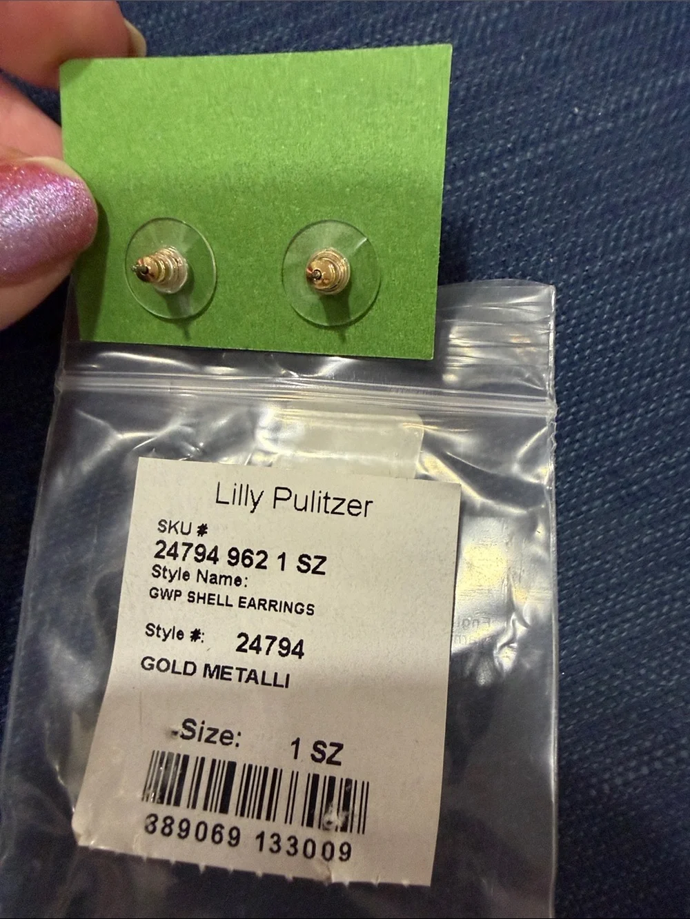 Lilly Pulitzer gold tone