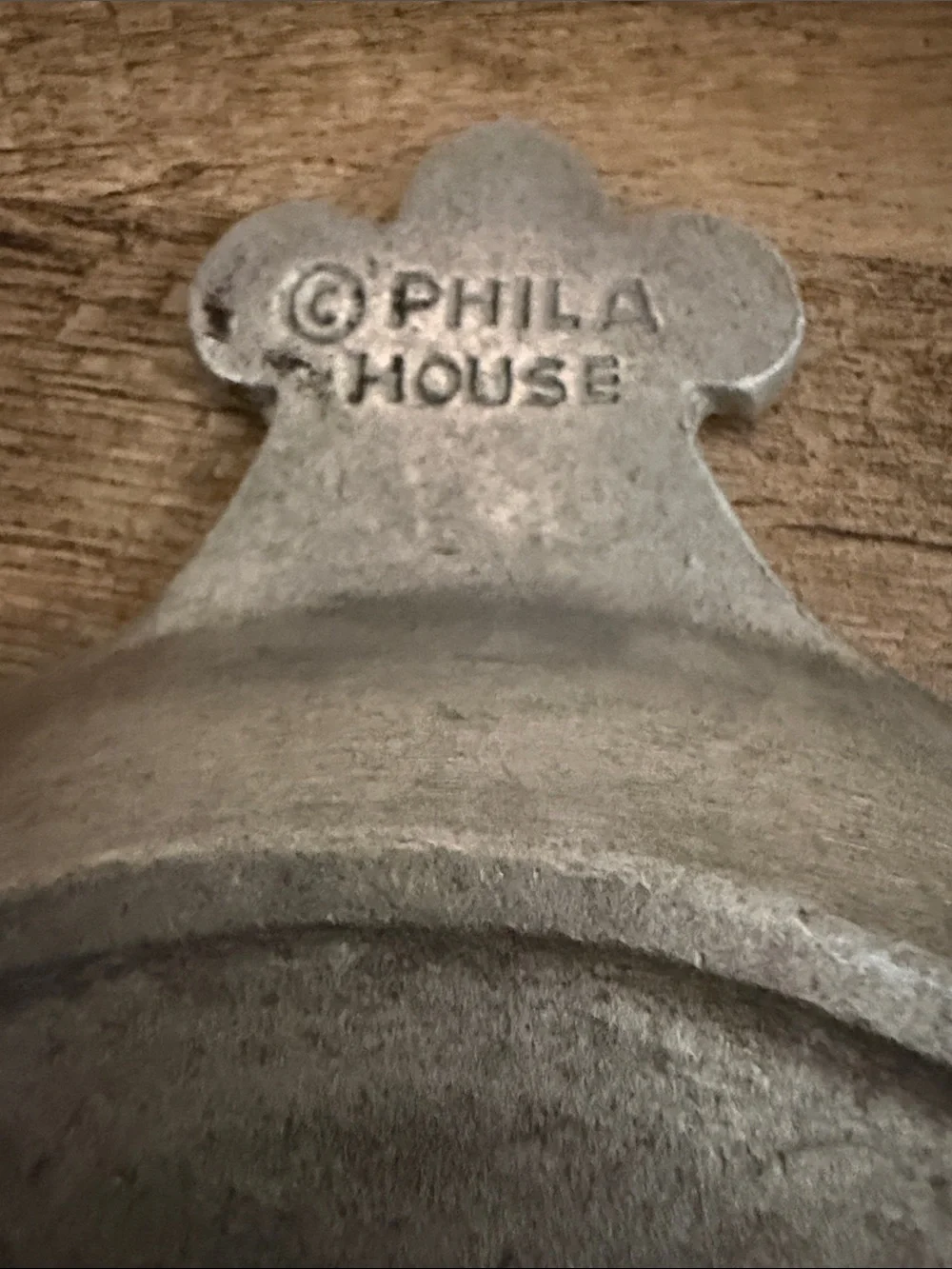Silver-Tone Decorative Wall Vintage serving- 'Give Us This Day Your Daily Bread'