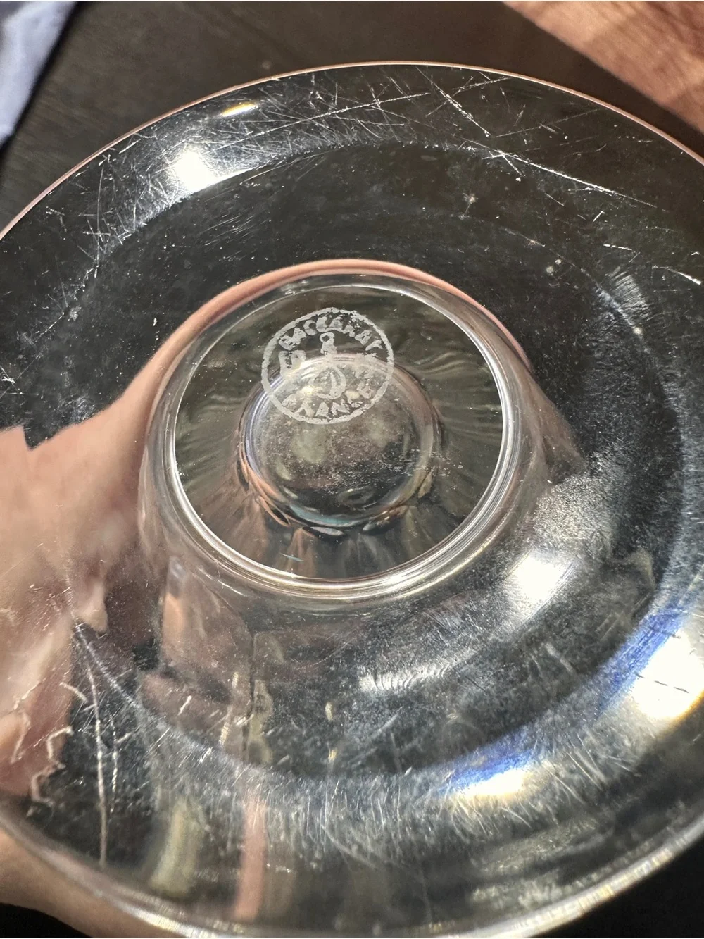 Baccarat bottom foot