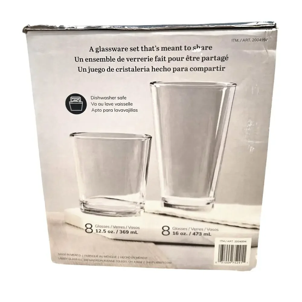 Libbey 16 piece