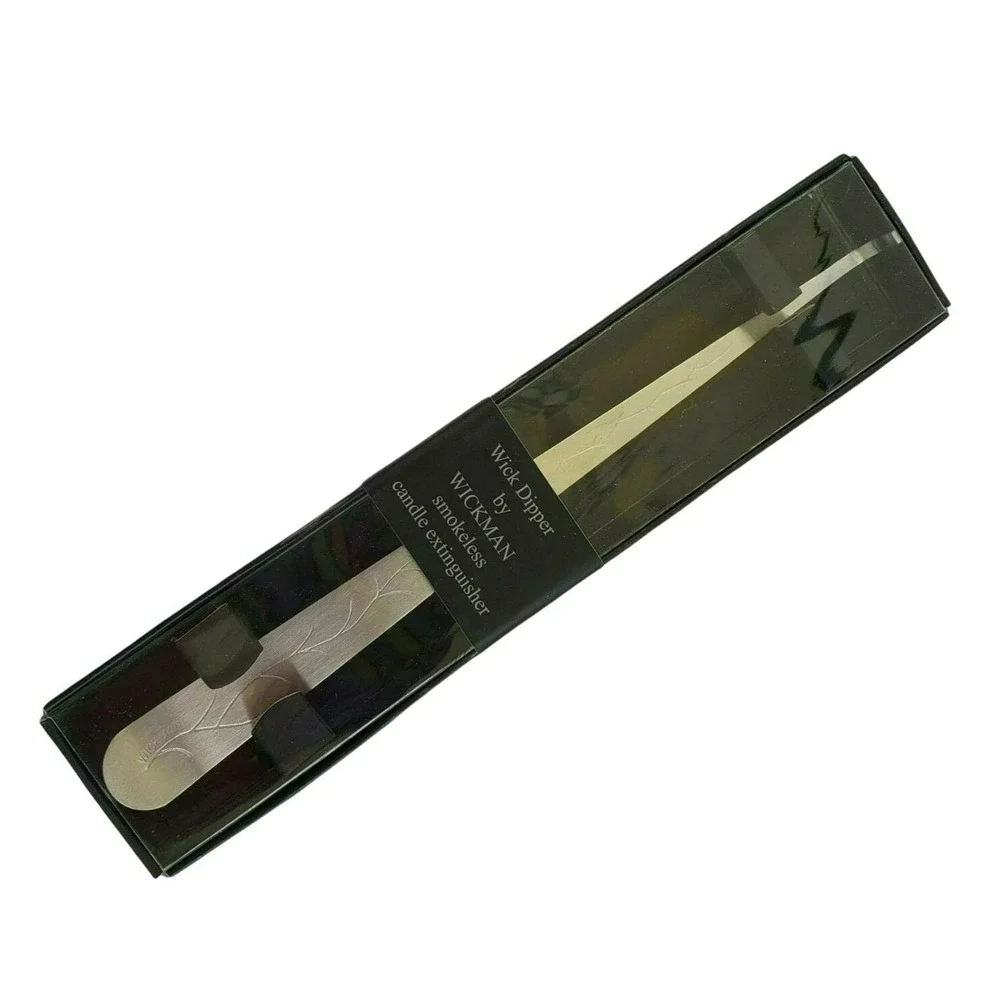 Wickman Scroll‎ Wick Dipper Candle Snuffer Less Smoke New in Gift Box