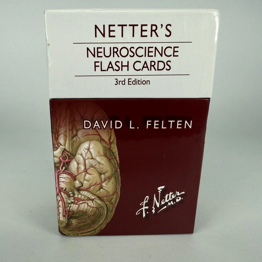 Netter's Neuroscience Flash Cards 3rd Edition‎ by David L. Felten - Used