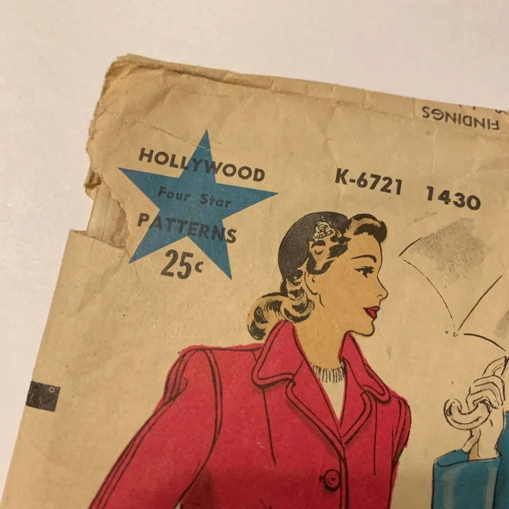 Hollywood Patterns envelope notched complete