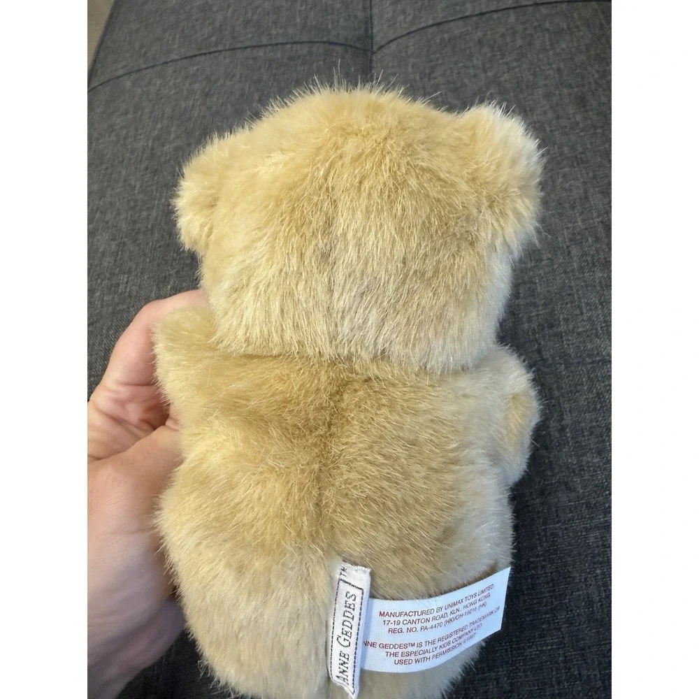 Vintage 1997 Anne Geddes Baby Bears Bean Filled Doll Plush Bear w/ Tag