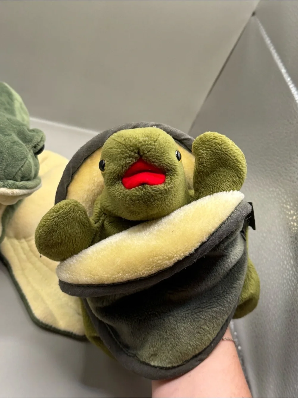 Folkmanis Frog Puppet Turtle Puppet Plush Lot Stuffed Animal Learning Toys