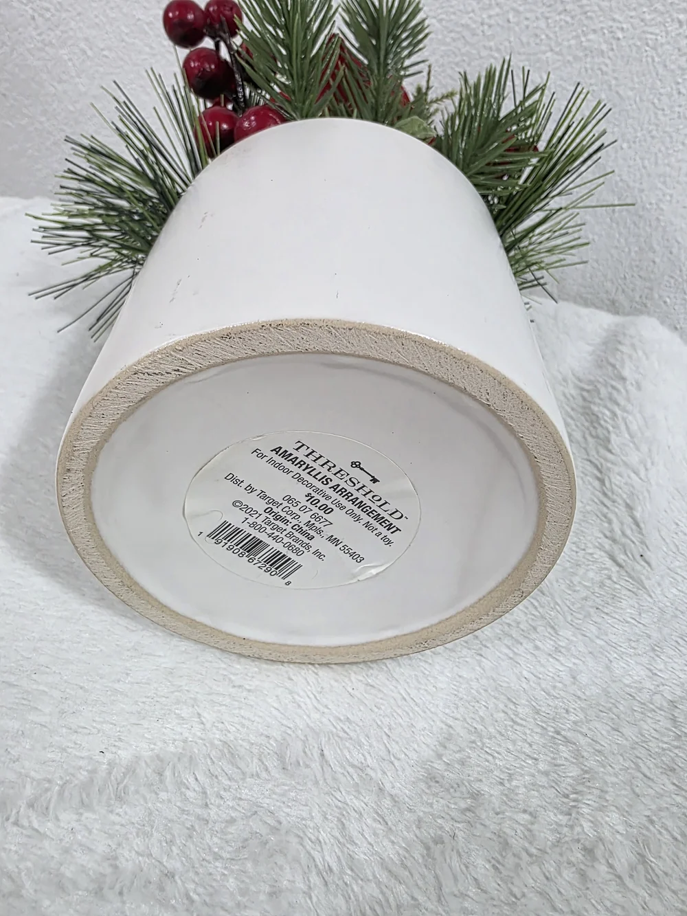 Threshold lush faux