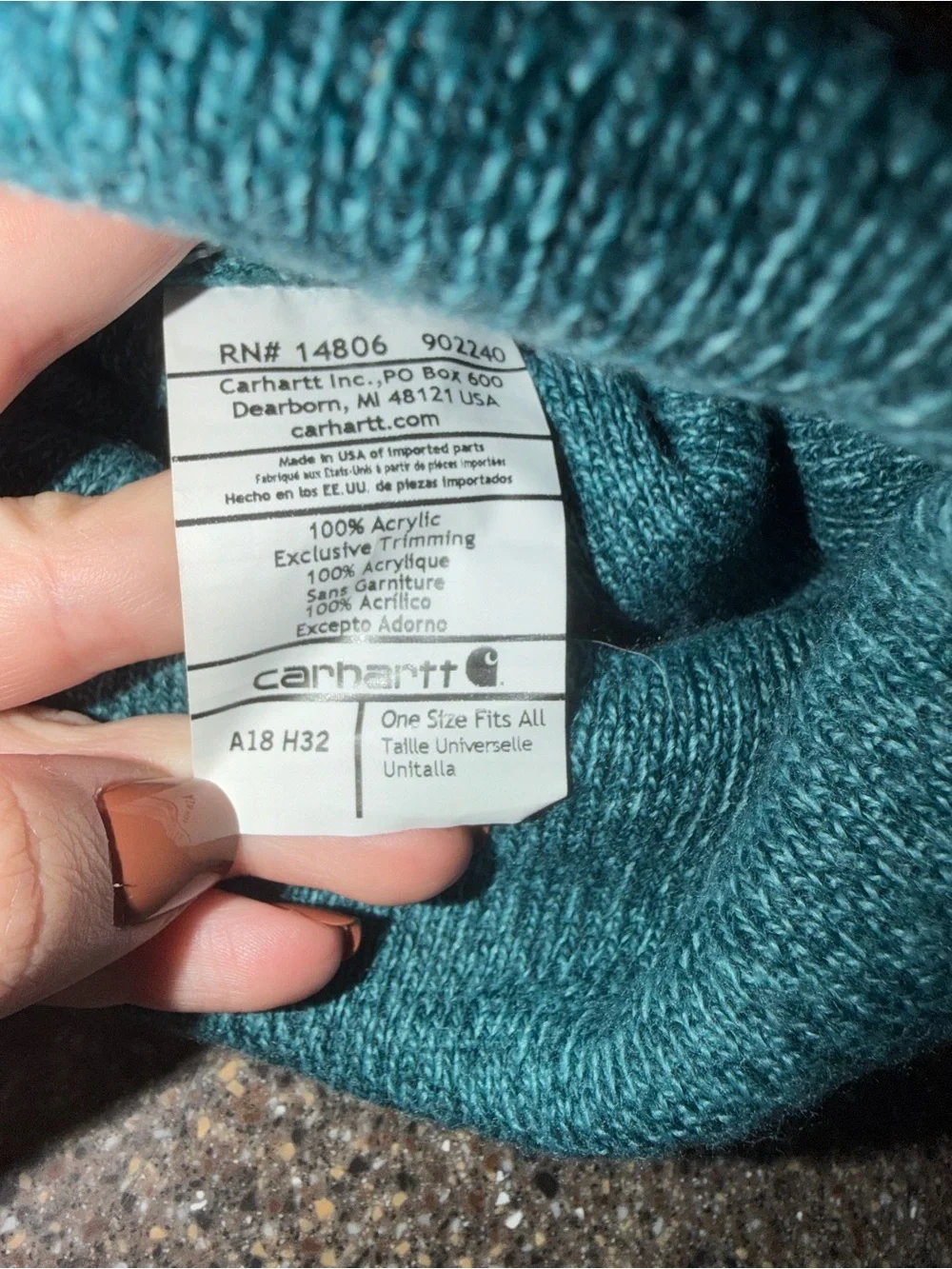 Carhartt euc beanie
