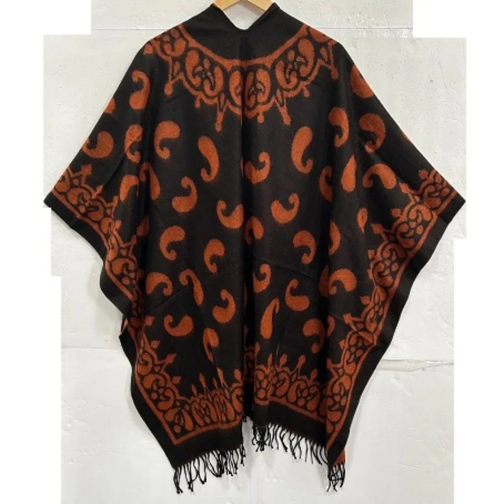 Forum Poncho reversible open