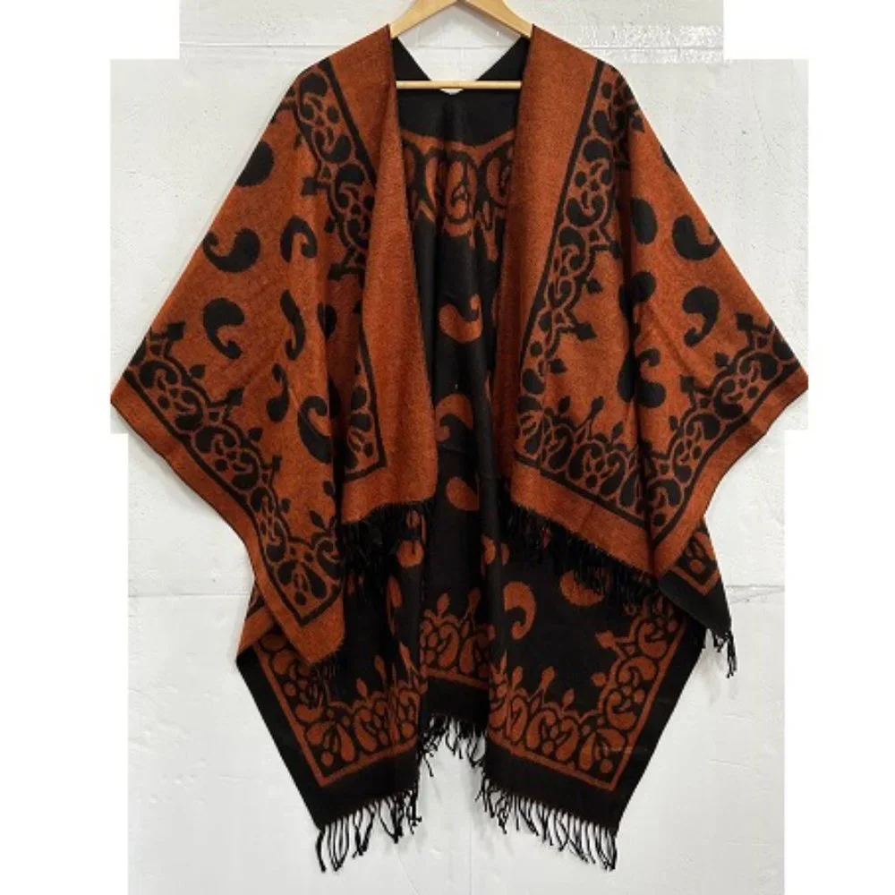 Forum Poncho reversible open
