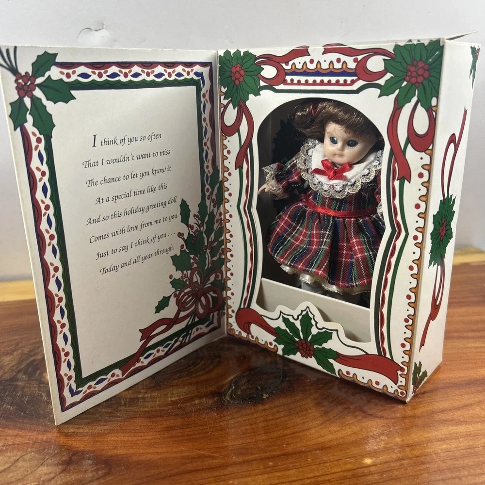 Marie Osmond Christmas Greeting Card Doll By Knickerbocker‎ 1993