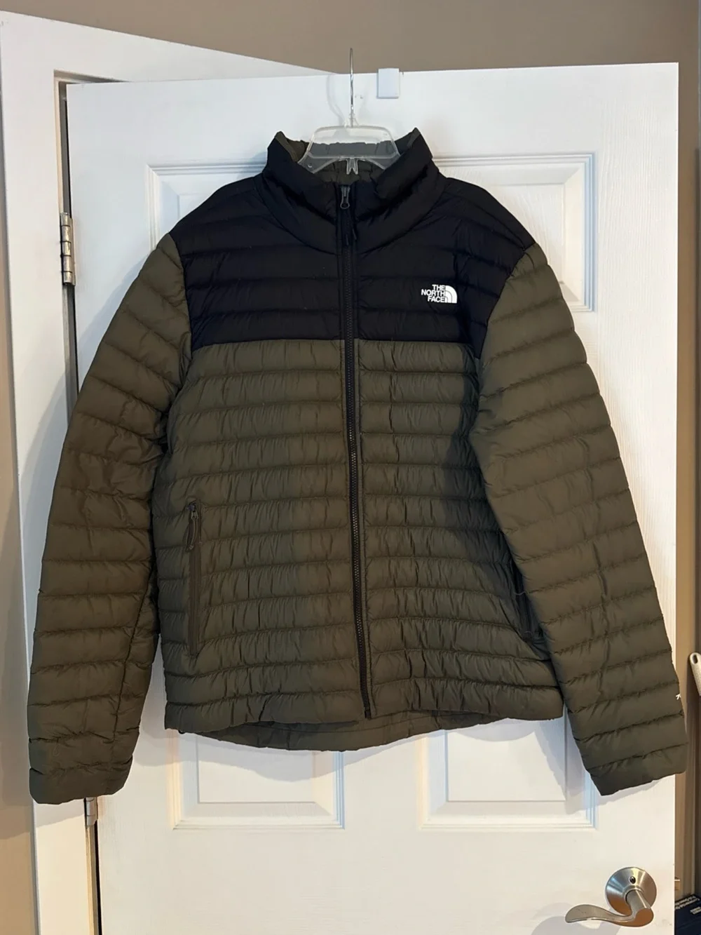 The North Face 700 Men's Olive & Black Puffer Jacket Size Large