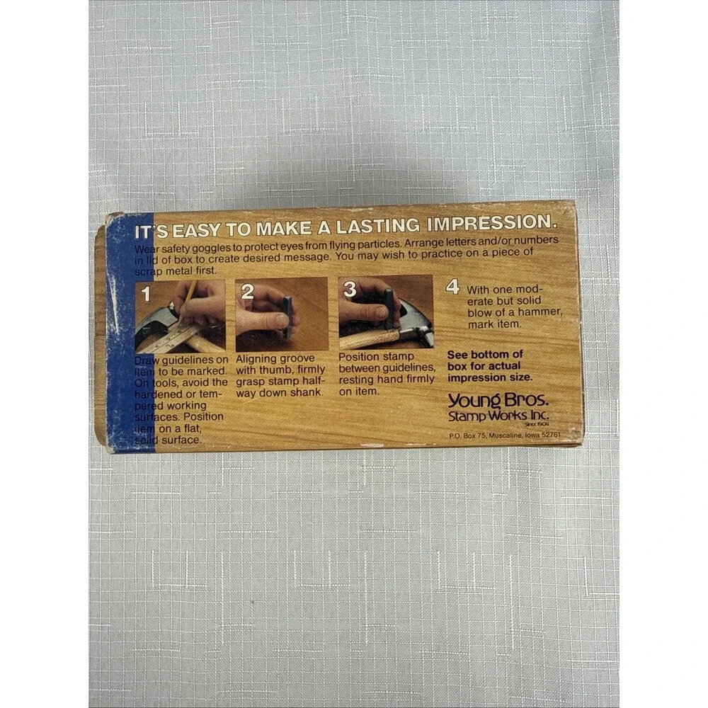 Identification Tools Letter Set A-z 3/32”