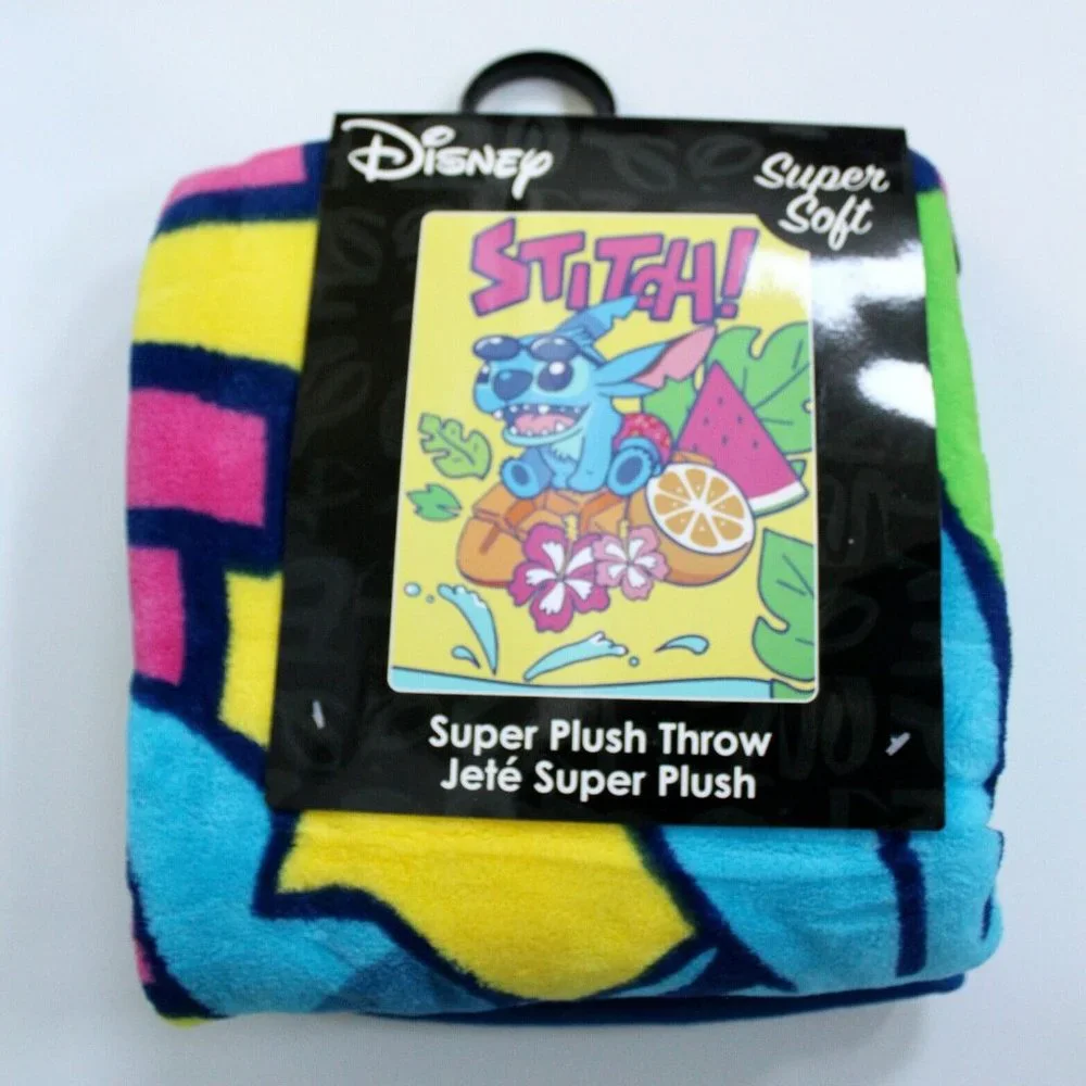 Disney Lilo & Stitch Tropical Fruit Throw Blanket
