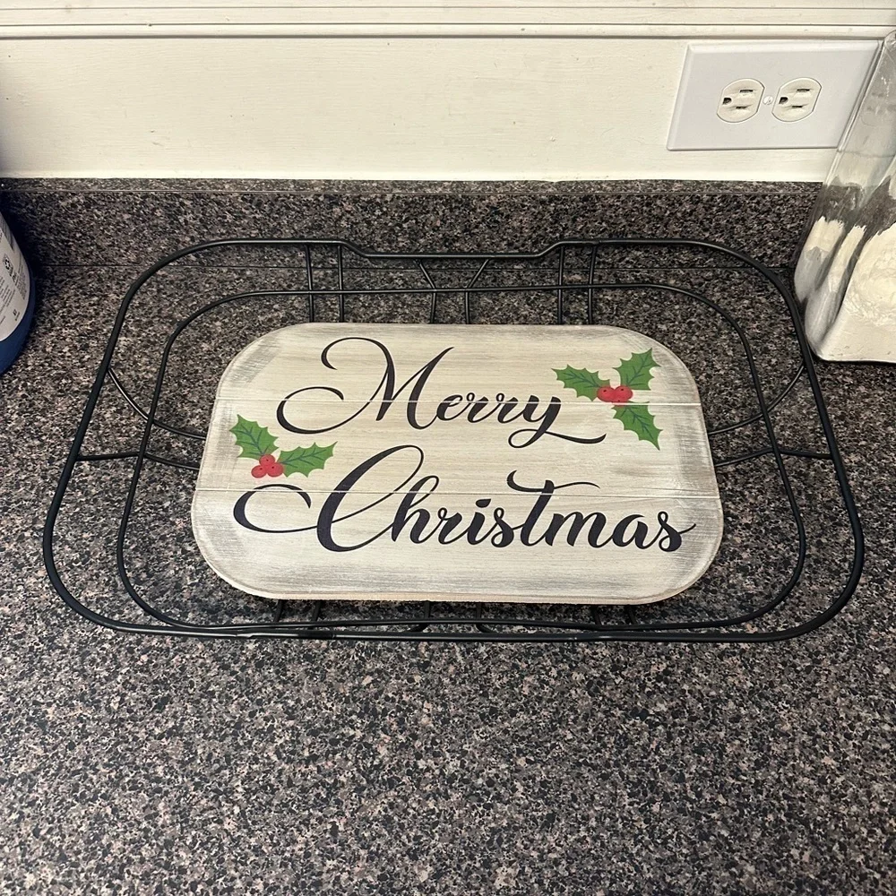 Christmas Serving Tray Decor