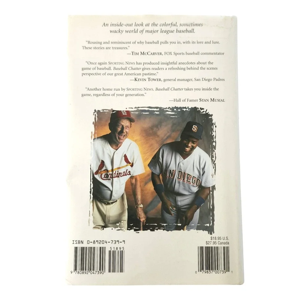 Sporting News Books back cover