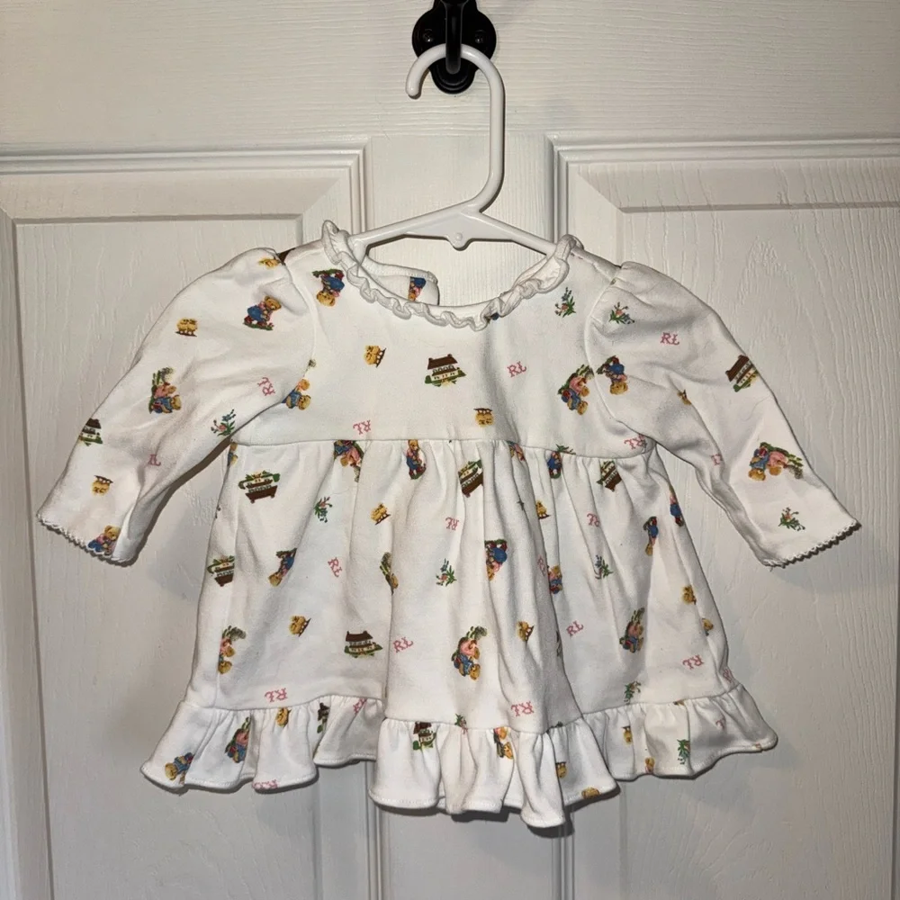 VINTAGE Ralph Lauren Baby Girl‎ Easter Spring Dress 3M