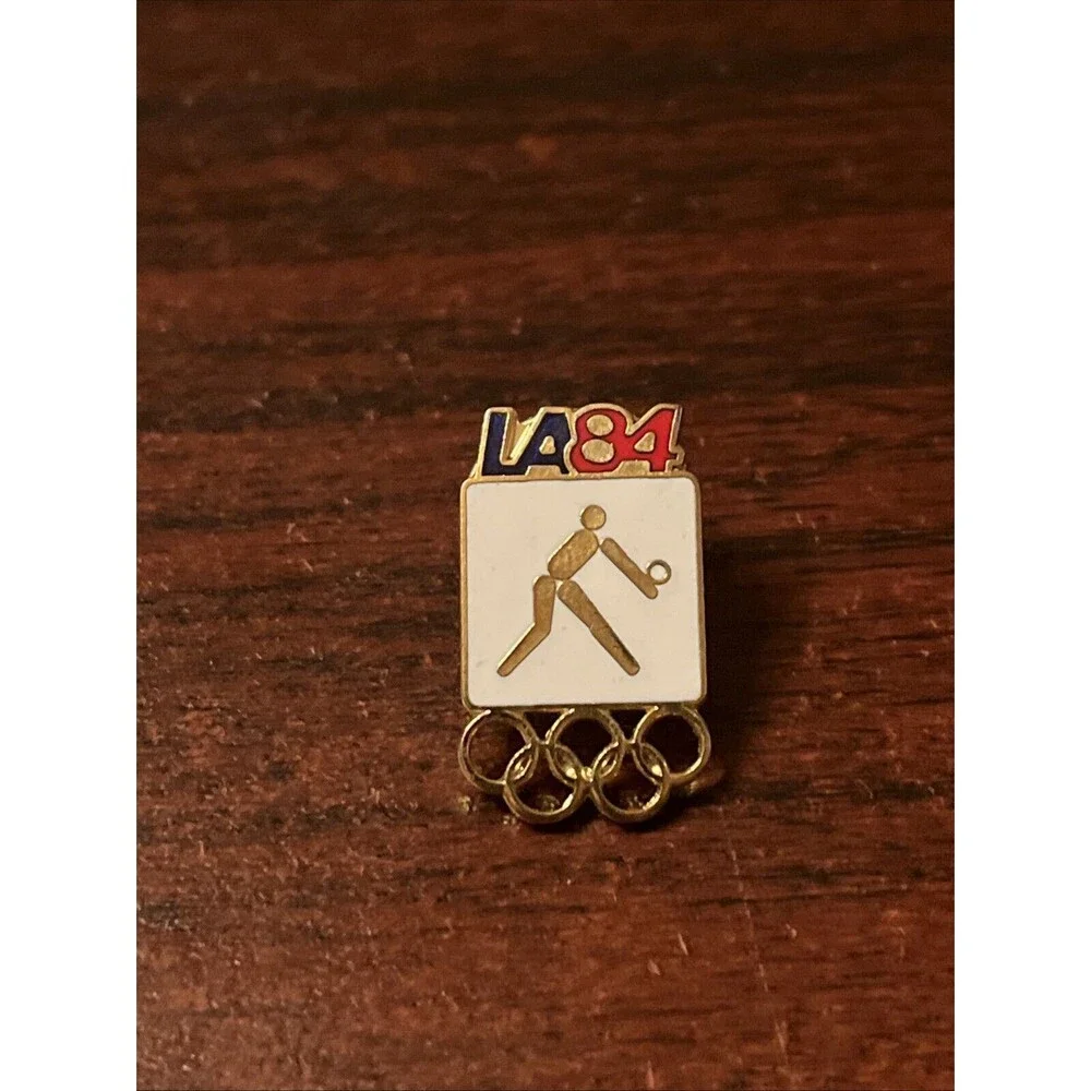 1984 Los Angeles Olympics‎ Volleyball Event Lapel Hat Pin